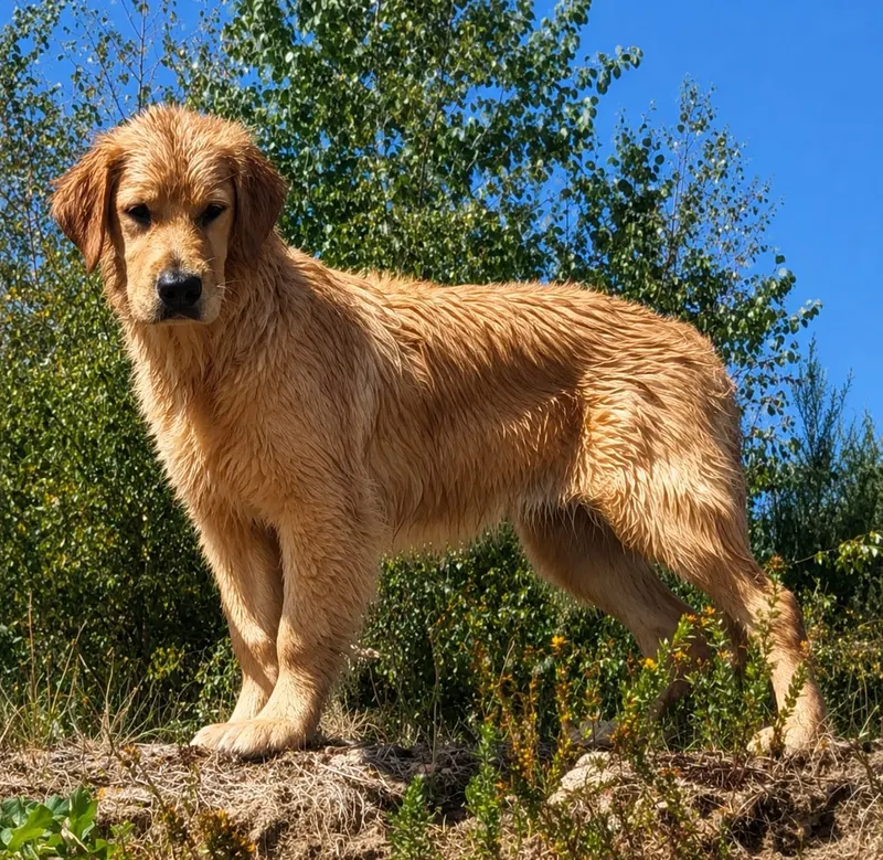 Golden Retriever in der Natur